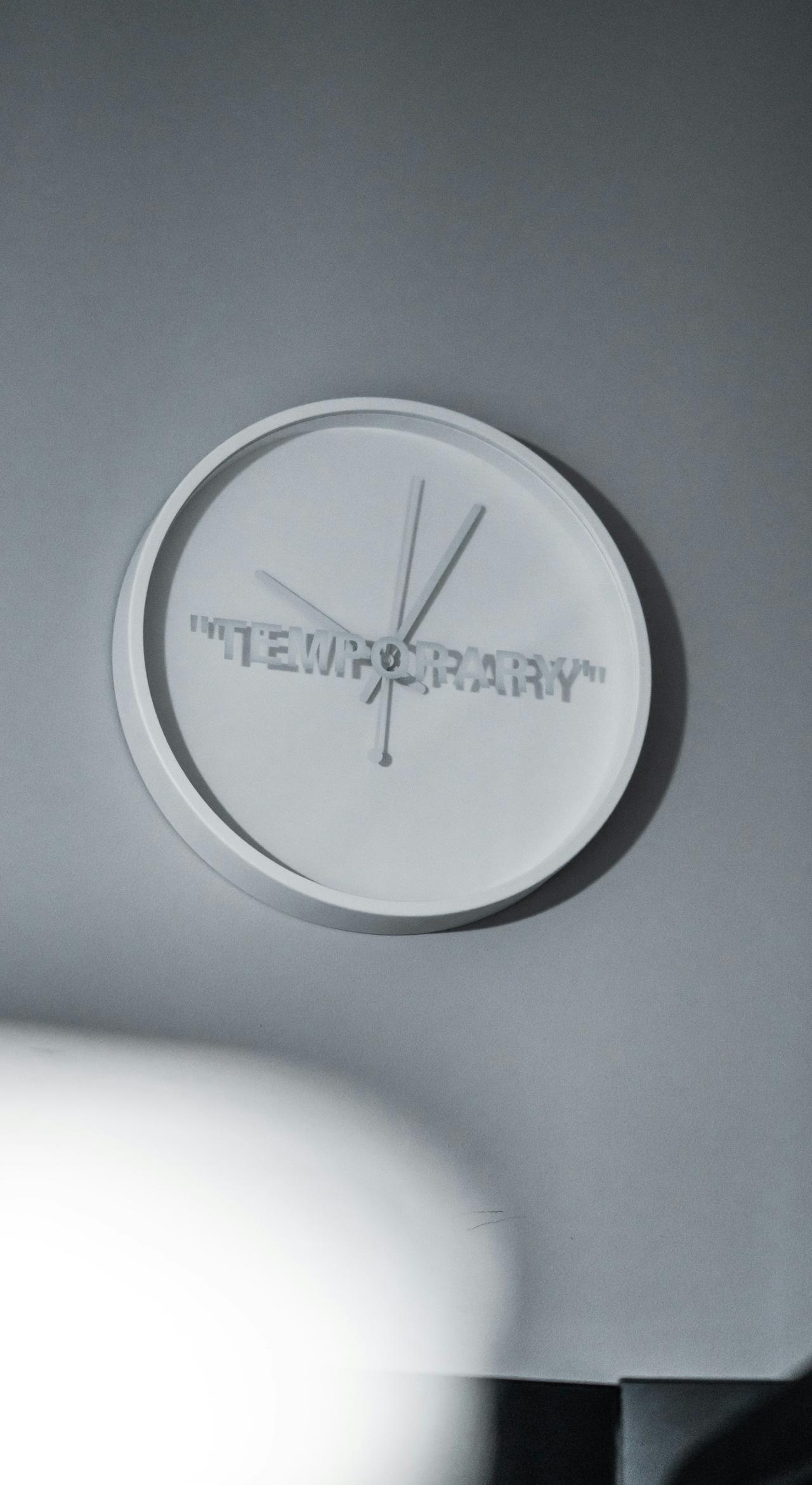 Time is a temporary concept, who needs the knowledge to understand it?